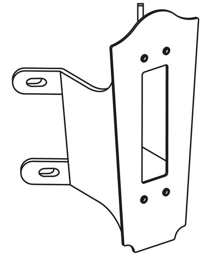 Check Corner Bracket 152 White