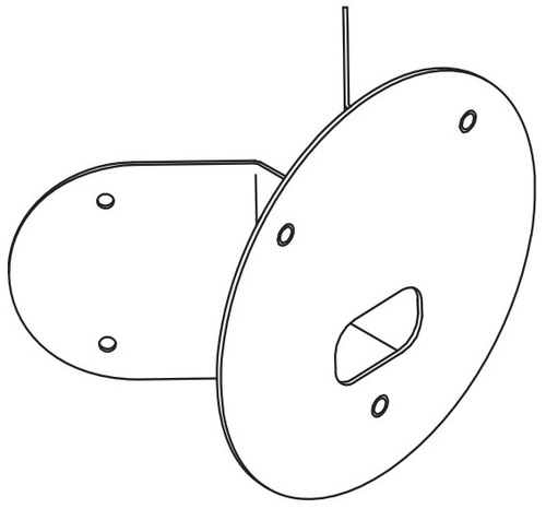 Check Corner Bracket 156 White