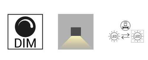 Check LILLEHAMMER 1582W outdoor wall lamp white LED 4W 3000K - NORLYS.