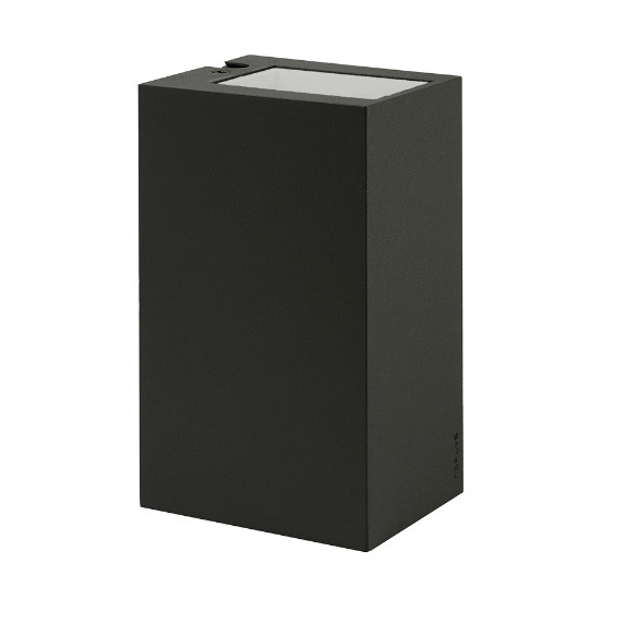 LILLEHAMMER 1585BL outdoor wall lamp black RAL-9005 4W 3000K - NORLYS.