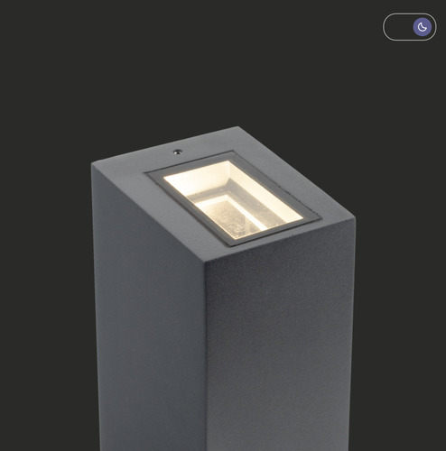 Check LILLEHAMMER 1587GR outdoor wall lamp in graphite RAL-7016 4W 3000K - NORLYS.
