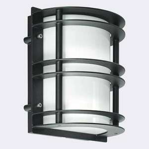 Outdoor wall lamp STOCKHOLM 1600BL Black RAL-9005 8W 3000K - NORLYS. small 0