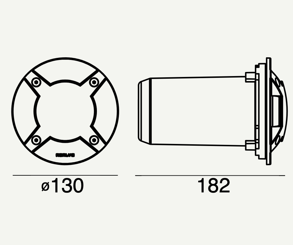 Preview NORLYS Rena 4x GU10 LED Outdoor Recessed Light Black 1630BL NORLYS Rena 4x GU10 LED Outdoor Recessed Light Black 1630BL