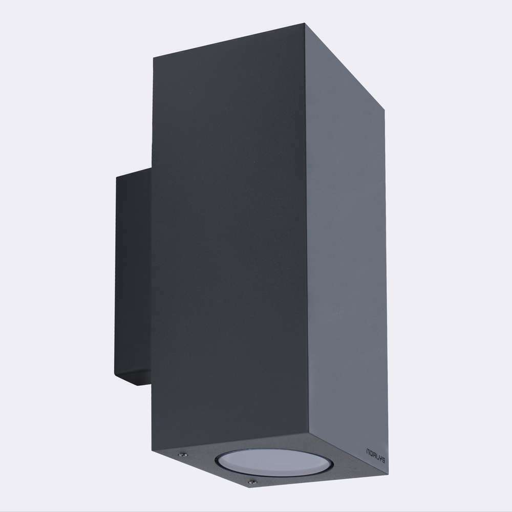 NORLYS Sandvik Outdoor Wall Lamp Black 16W LED 1732BL