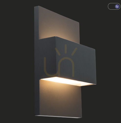 Check Outdoor wall light GENEVE 1880 graphite RAL 7016 LED 8.4 W 4000 K up/down Norlys