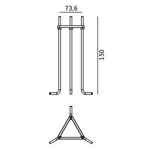 Metal Base 208 To Concrete For Arvika small 1