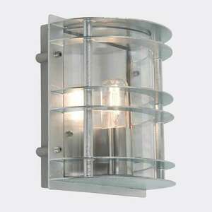 STOCKHOLM 226GA Galvanized E27 outdoor wall lamp Norlys small 0
