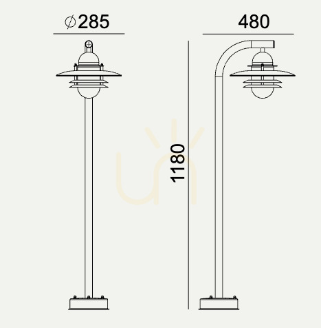Show Outdoor Post Light NORLYS Oslo 245BL Black E27 LED IP55 118 cm 245BL Outdoor Post Light NORLYS Oslo 245BL Black E27 LED IP55 118 cm 245BL