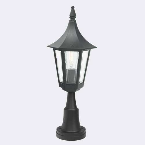 Check NORLYS Rimini 250BL Black E27 Bollard Light 47 cm