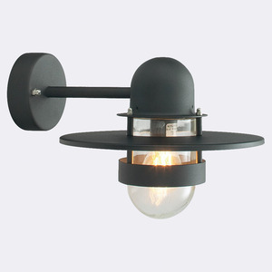 Outdoor wall lamp BERGEN 270B E27 Black 9005 Norlys small 0