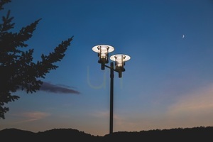 STOCKHOLM 283BL black 252cm 2 x E27 garden/park lantern - NORLYS small 1