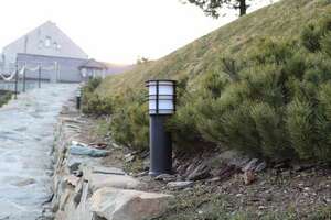 Outdoor Post Light NORLYS Stockholm 49cm Black E27 289BL small 3