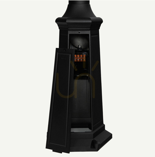 Check Lamp post NORLYS Lamppost outdoor garden black 120-220 cm 3010BL