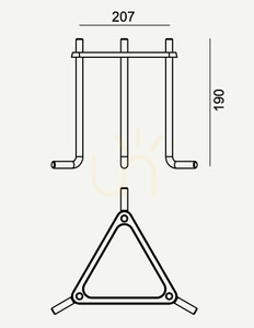 Concrete mounting anchor 305 Norlys small 1