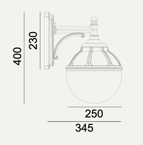 Check Bologna 311 White E27 Led 9W Milky Lampshade