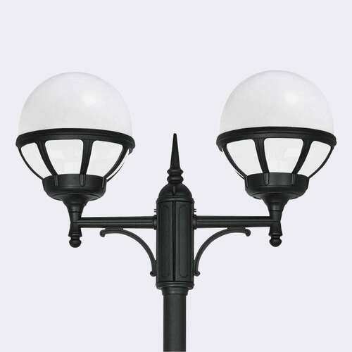Check BOLOGNA 363BL E27 Black RAL-9005 Garden/Park Lantern - NORLYS