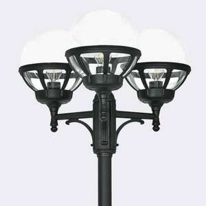 Garden/Park Lantern BOLOGNA 364B E27 Black RAL9005 Norlys. small 1