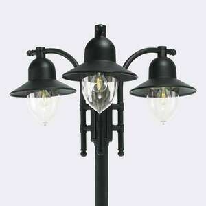 COMO 373B 3xE27 Black 9005 Norlys Garden/Park Lantern. small 0