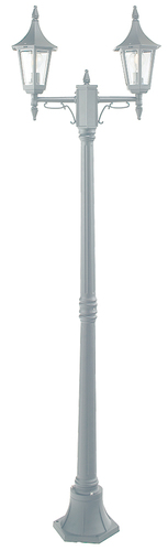 Check NORLYS Rimini 402WH White Outdoor Post Light 2×E27 188 cm