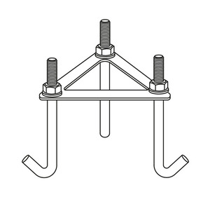 Norlys 405 cast-in mounting anchor small 0
