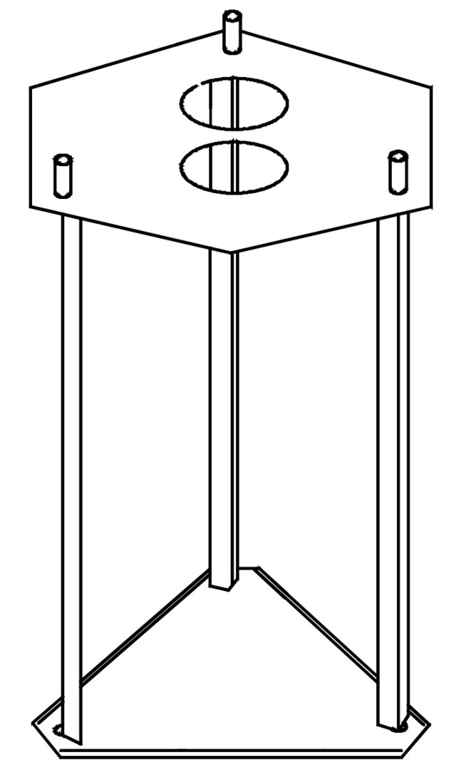 Check Metal base for ground 406 Norlys Metal base for ground 406 Norlys