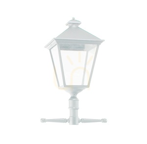 Norlys London 4112WH white LED pole-top lantern, 17.5 W, 3000 K small 1