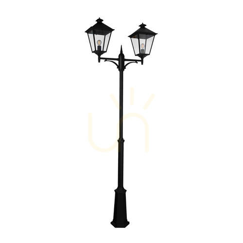 Check Garden / park lantern London Big 492BL 2xE27 IP54 black NORLYS