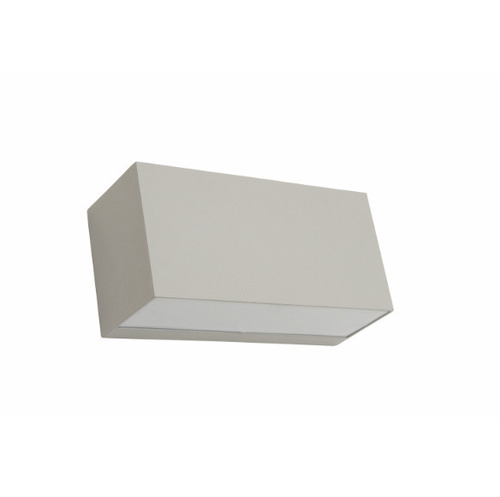 Check ASKER 5102AL Aluminum RAL-9006 8W 4000K outdoor wall lamp - NORLYS