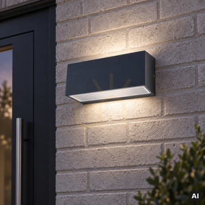 Outdoor wall light ASKER 5102GR graphite LED 8W 4000K IP65 Norlys small 5