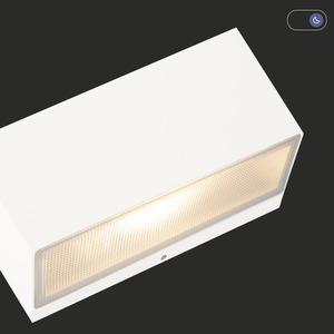 ASKER 5102WH outdoor wall lamp white LED 8W 4000K small 1