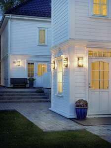 Outdoor wall lamp BODEN 5109GA 8W 4000K Zinc Fire Norlys. small 1