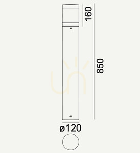 Egersund Mini 5117 Aluminum Led 9.1W 4000K 85Cm Eei C small 7