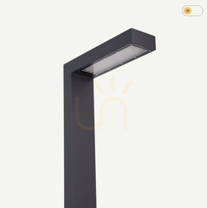 NORLYS Asker Pole 5126GR LED pole light, graphite, 18 W, 4000 K, 216 cm small 1