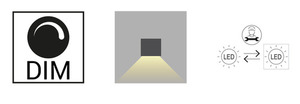 ASKER Small Pro 5151 outdoor wall lamp white LED 5.4W 4000K small 2