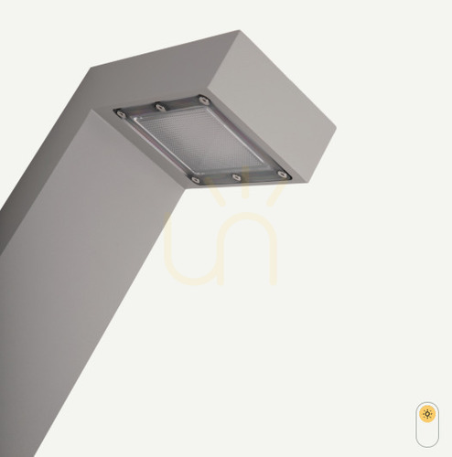 Check Outdoor Post Light NORLYS Asker 5217AL LED 7.7W 4000K Aluminum 55 cm