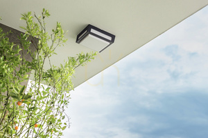 NORDLAND outdoor wall / ceiling light DALI2 5255GR 28.9W 4000K - Graphite RAL 7016 - NORLYS small 5