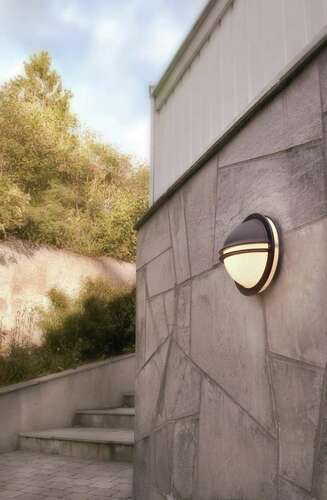 Check Outdoor Wall Lamp NORLYS Berlin 611BL Black E27 LED 9W Scandinavian