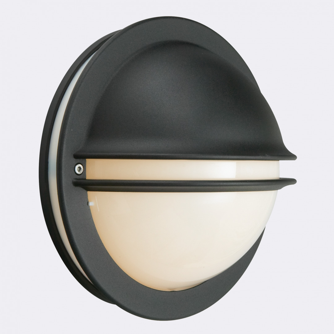 Outdoor wall lamp BERLIN 615BL E27 Black RAL-9005 - NORLYS