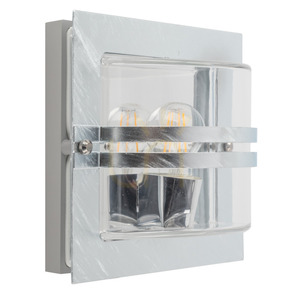 NORLYS BERN 650GA outdoor wall light E27, hot-dip galvanised small 4