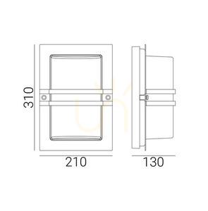 Outdoor wall lamp Basel MD661B E27 Black 9005 Norlys small 3