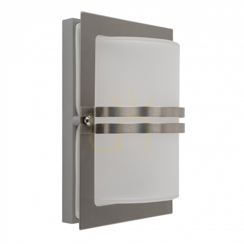 Check Basel 668ST outdoor wall light, stainless steel, LED 5.2 W 3000 K, IP54 – Norlys
