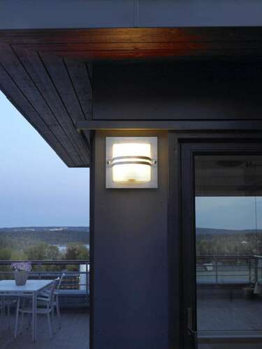 Check Outdoor wall lamp BERN 676GA 11.2W 4000K Zinc Fire Norlys