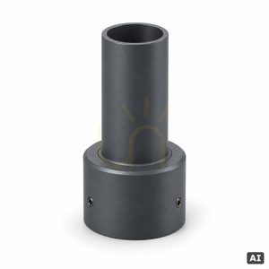 NORLYS 7665GR Ø60/Ø76 mm reducer for Nice luminaires and Lamppost 3005 pole, graphite small 2