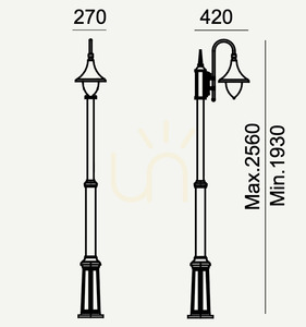 Firenze 810 Black E27 Led 9W Single 1 Firenze 810 Black E27 Led 9W Single small 1