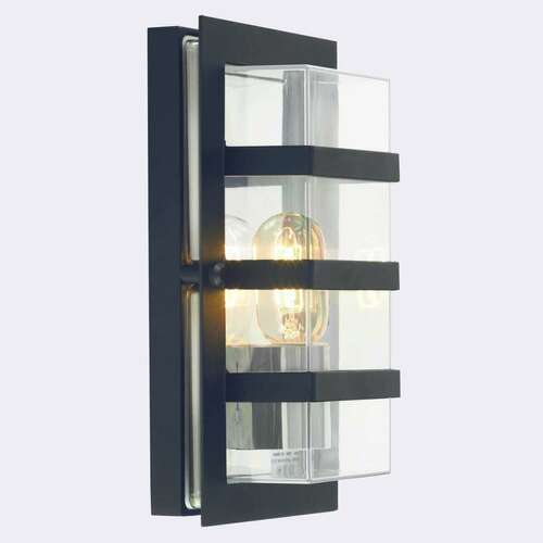 Check Outdoor wall lamp BODEN 862B E27 Black 9005 Norlys