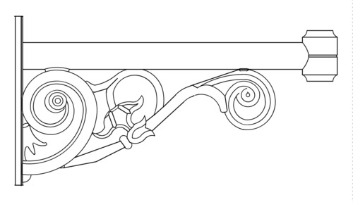 Check Arm Long 9070 Black