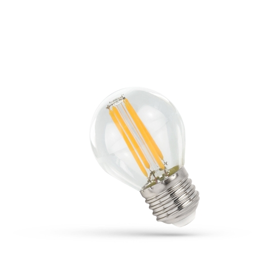 Check Led Ball E 27 230 V 5.5 W Cog Ww Clear Dimmable Spectrum