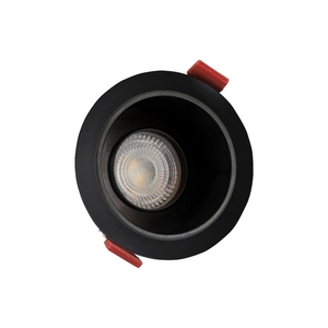 Fiale Comfort Anti Glare Gu10 250 V Ip20 Fi85x50mm Black Round Center Black Movable small 0