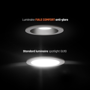 Fiale Comfort Anti Glare Gu10 250 V Ip20 Fi85x50mm White Round Center Silver Movable 2 Fiale Comfort Anti Glare Gu10 250 V Ip20 Fi85x50mm White Round Center Silver Movable small 2