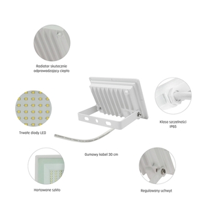 Noctis Lux 3 Floodlight 20 Ww 230 V Ip65 120x90x27mm White small 4